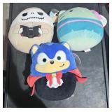 3 Squishmallows- Nightmare Before Christmas, Hello
