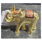 Gold Tone Elephant Heavy