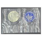 1971 SILVER Eisenhower Uncirculated Silver Dollar