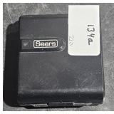 Vintage Sears Portable Electric Razor w/Case WORKS