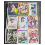 9 Collated Sports Card Packs Mostly Football & 3