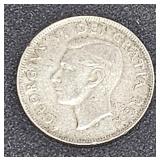 1950 Canada 50 Cent  Silver Coin