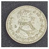 1959 Un Peso Estados Unidos Mexicanos Silver Coin