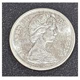 1965 Canada 50 Cents Silver Coin