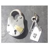 Vintage Looking Padlock w/ 2 Keys