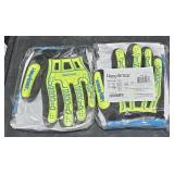 2 pair Hexarmor chemical gloves sz 9/L