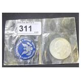 1971 Eisenhower Uncirculated Silver Dollar