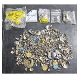 Bag of Leather Buckles, Crimps, Setting Tools, A