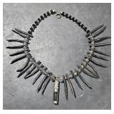 Necklace w/ Beads & Long Points w/ Perfume Holder