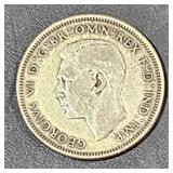 1944 S Australia Florin  .3363 oz Silver Coin