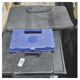 2 Empty cases, 1 Padded, 1 Colt, 1 Padded w/ Strap