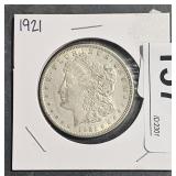 1921 P Morgan Silver $1 Dollar Coin