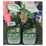 4 Simple Green Spray Bottles