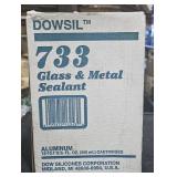 Dowsil 733 Glass & Metal Sealant 12 Tubes