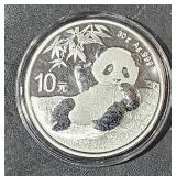 2020 Asian 10  30g Silver Panda Round
