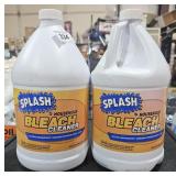 2 1 gallon Splash household bleach