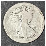 1917 Silver Walking Silver Half Dollar