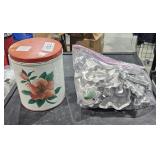 V intage cookie cutter, kitchen tin  #14