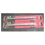 (2) Milwaukee Pruning Sawzall (5 ea)  9"
