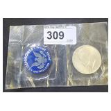 1971 Eisenhower Uncirculated Silver Dollar