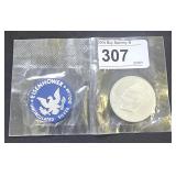 1971 Eisenhower Uncirculated Silver Dollar