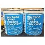 (2) Stair Thread Epoxy Caulking Compound Part