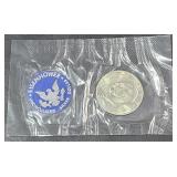 1971 S SILVER Eisenhower Proof Dollar in Case