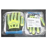 2 pair Hexarmor chemical gloves sz 9/L