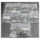 10 bags M8 plain steel metric split lock washer