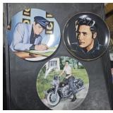 3 Collector Plates w/ Boxes - 1991 Elvis "Closing