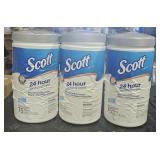 (3) Scott Sanitizing Wipes
