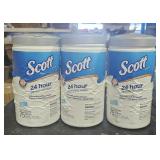 (3) Scott Sanitizing Wipes