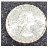 1964 Canada 50 Cents Silver Coin