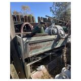 Assortment of wheel covers and caps, truck bed,