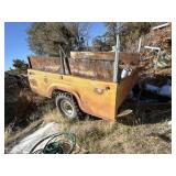 Truck bed, converted trailer, no title as is