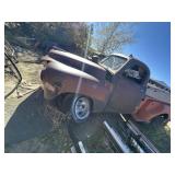 Vintage Studebaker truck, body and frame.  As is.