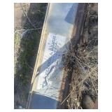 Large metal Frame with Bar Roller