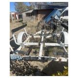 Aprox 15 ft long boat trailer. From tip to bumpr