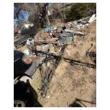 2 axle Boat trailer  Aprox 18 ft from number to