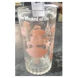 Vintage "The Wizard of OZ" Glass w/ Pink Picture