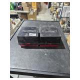 2 Plastic Storage Boxes w/ Label 300Mitchell