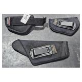 Three Nylon Holsters
