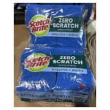 2 pks of 6 Scotch, bright scrub sponges