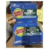 2 pks of 6 Scotch, bright scrub sponges