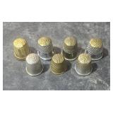 4 Metal Thimbles Some w/ Sizes