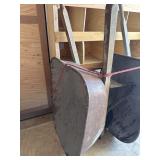 True temper, metal wheelbarrow used