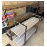 Two small bookshelves