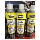 3 can Petro brake cleaner, nonchlorinated