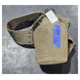 Army Belt w/ Canteen and Pouch