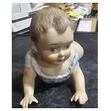 Vintage porcelain piano, baby